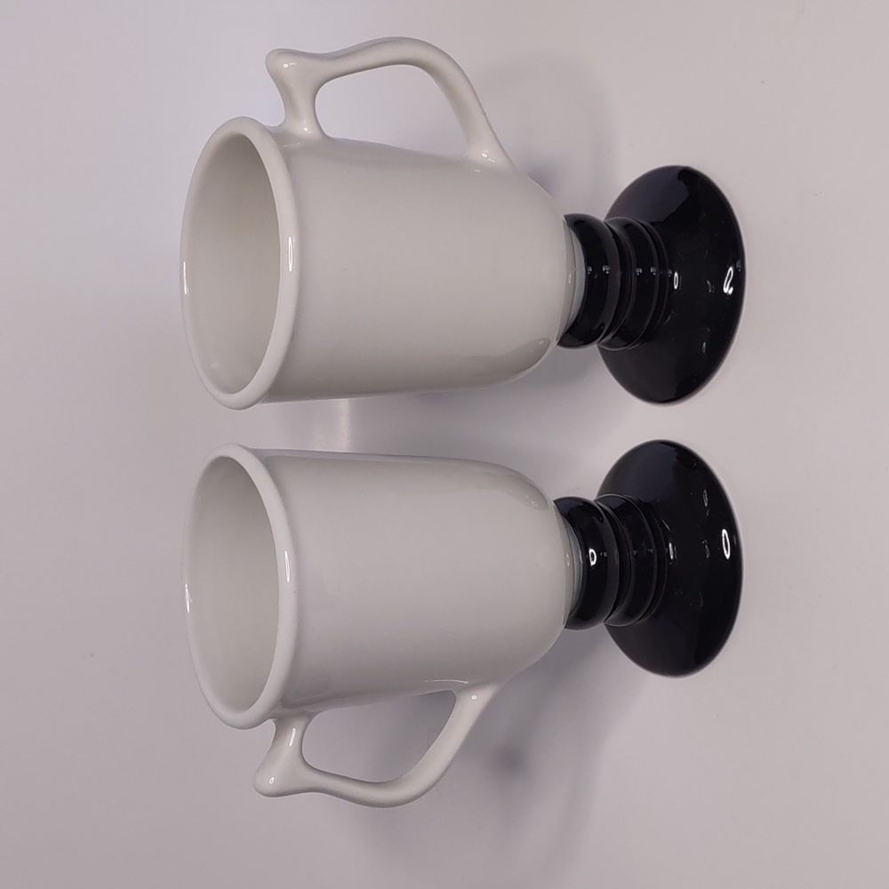 Vintage Hall Tall Coffee Mugs Set of 2 Made in USA